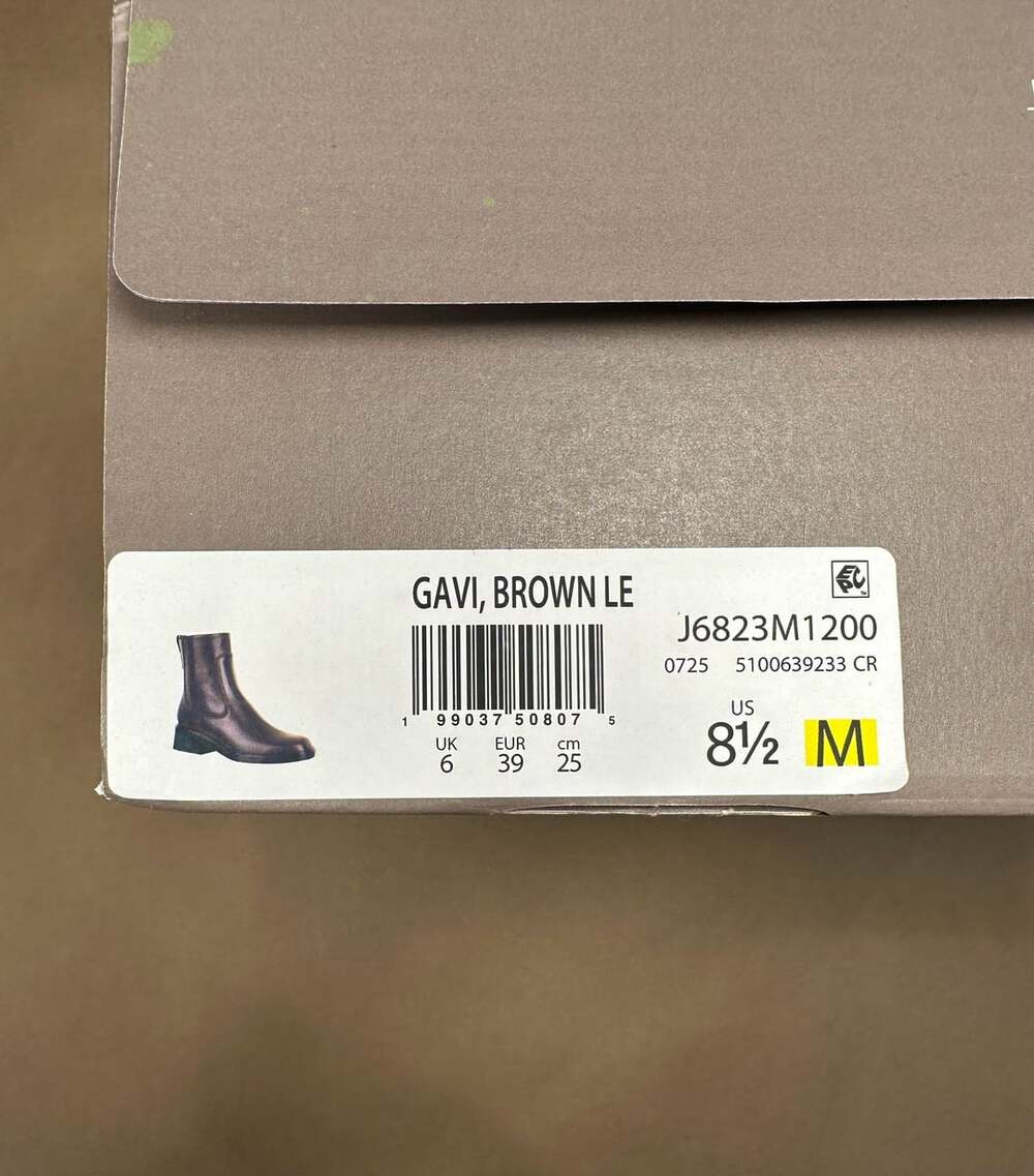Franco Sarto Gavi Bootie Size 8.5 M Brown Leather - Picture 2 of 6